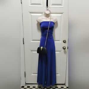 Shape FX Royal Blue XL Strapless Jumpsuit